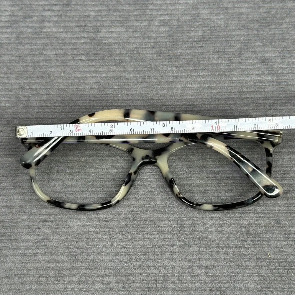 Prada VPR 10R Black Tortoise Shell Cat Eye Eyeglass Frames 53-17-140 Italy Y2k